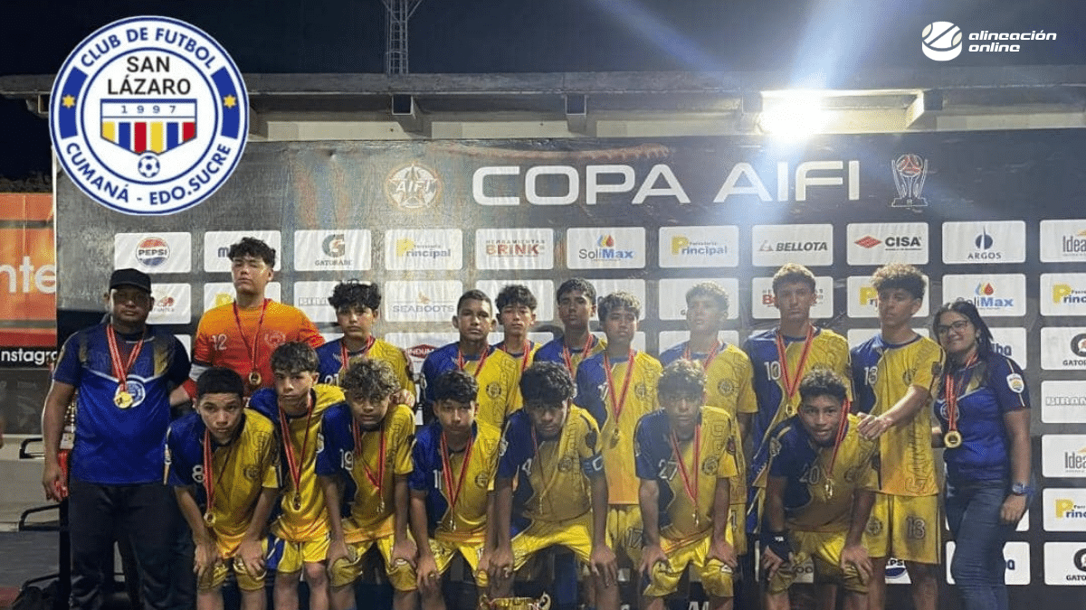 Equipo CF San Lázaro Sub 16 Subcampeón Copa AIFI
