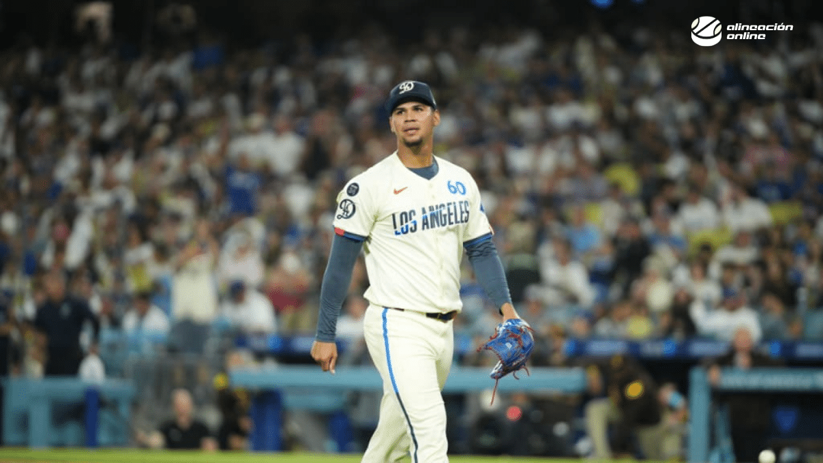 Récord lanzamiento mas rápido Dodgers Edgardo Henríquez