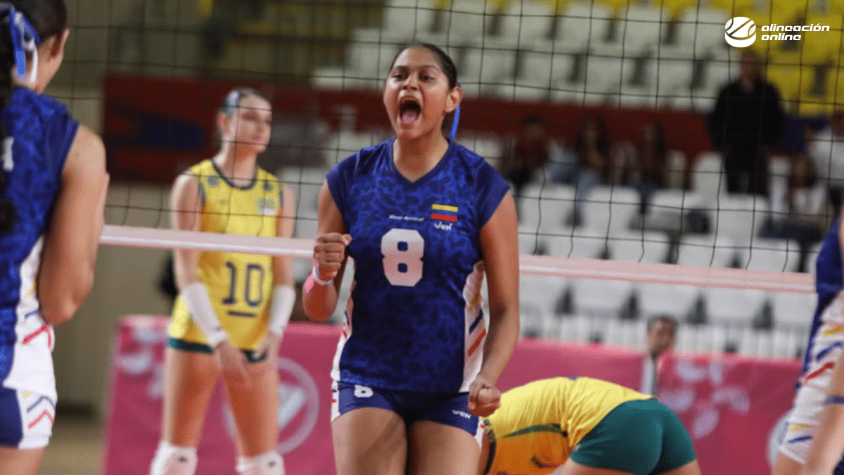 Jugadora Venezuela campeón Sudamericano Sub 17 Voleibol 2025